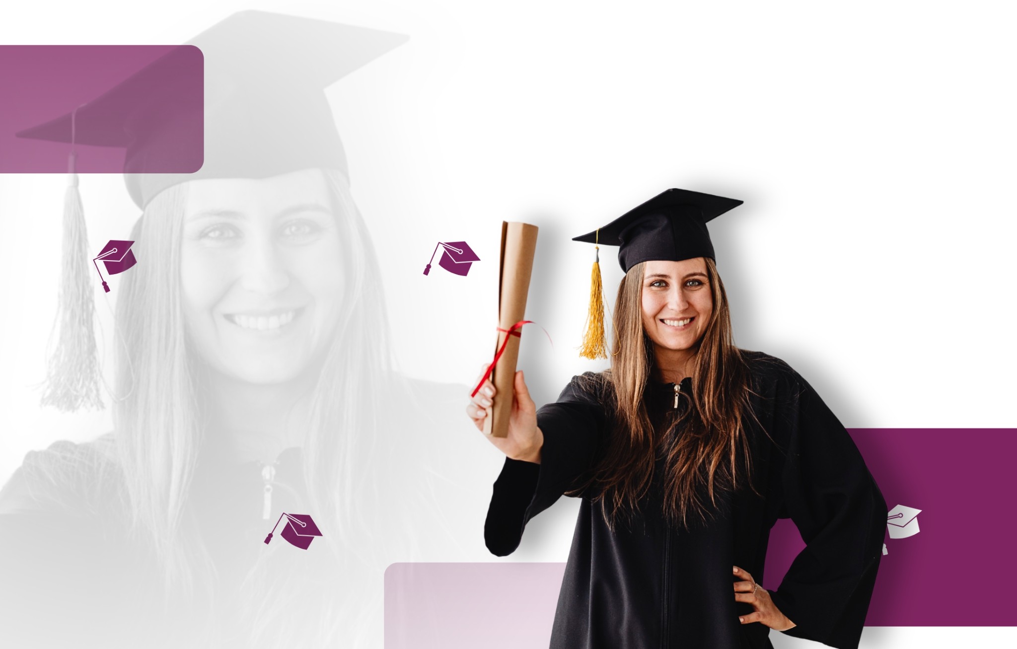 Graduate celebrating Australian education pathway